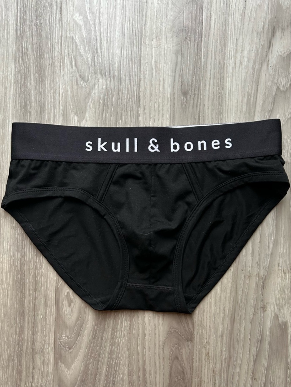 Skull & Bones | Just the Bones Brief in Classic Black (Small)